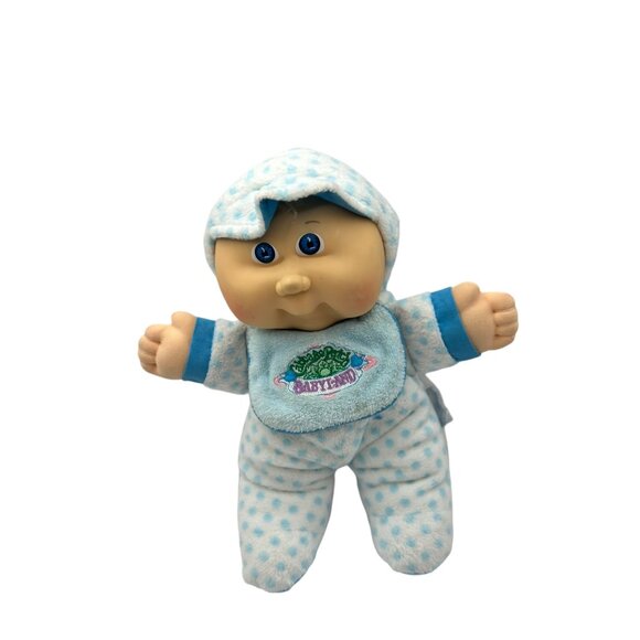 Cabbage Patch Kids Babyland Doll –‎ Blue Polka Dot Outfit, Vintage Collectible - Picture 1 of 4